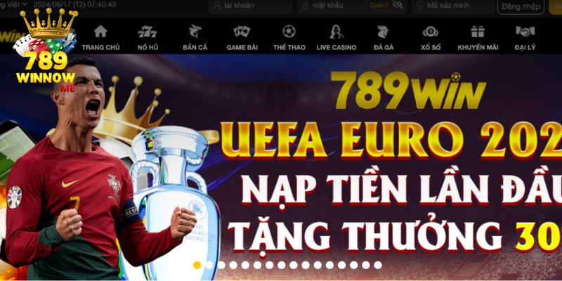 Nạp đầu cược EURO 2024 thưởng 30%