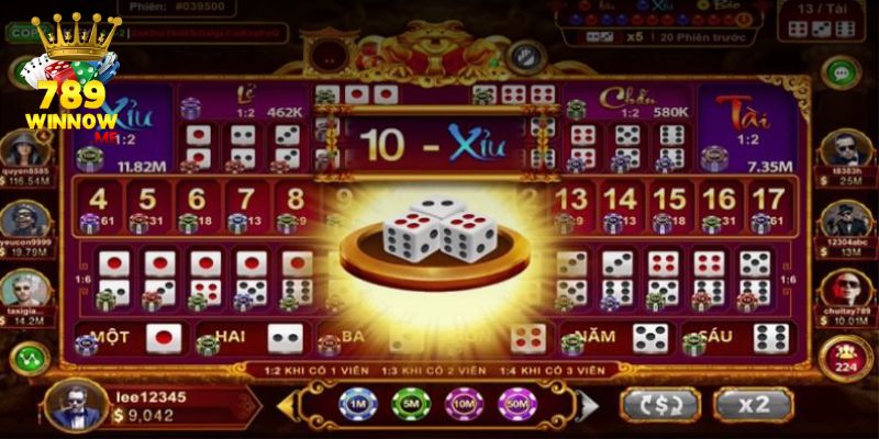 Cược Xỉu trong Sicbo 789win